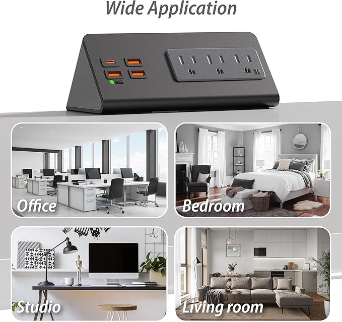 Upgraded Version Edge Mount Power Strip - Image 8