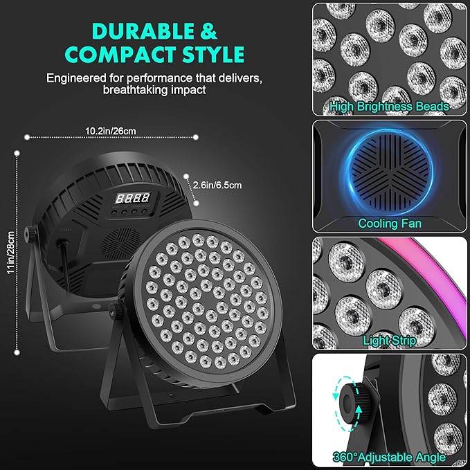 Sklydron RGB Stage Par Can Light - Image 5