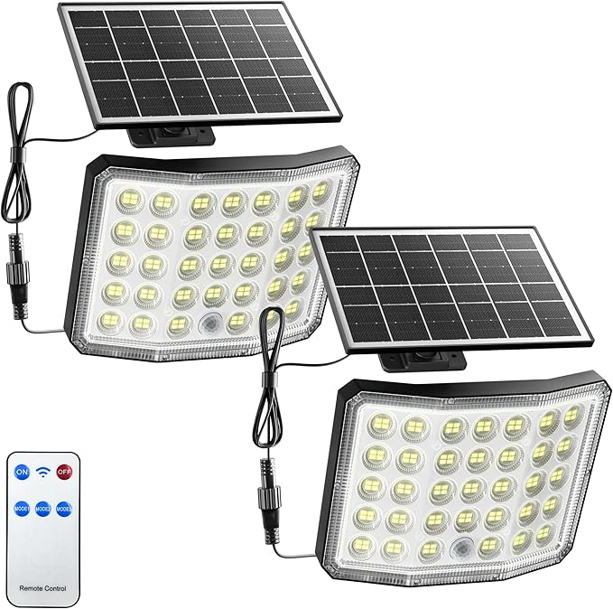 ONLYWIN Solar Lights Outdoor Bright Solar Dusk to Dawn Light by ONLYWIN