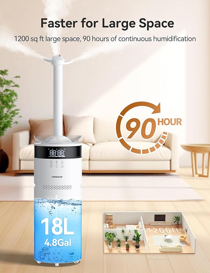 VAGKRI 18L Humidifier Large Room, - Image 2