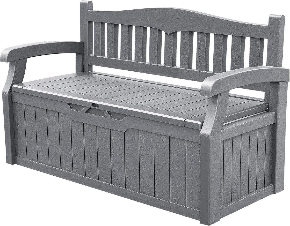 devoko 80 gallon storage bench deck box waterproof&lockable, main product view