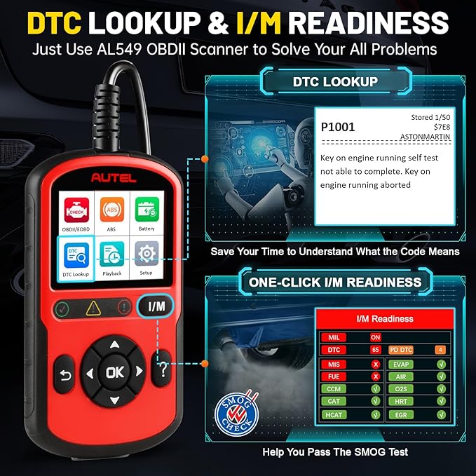 Autel OBD2 Scanner AutoLink AL549Code Reader - Image 6