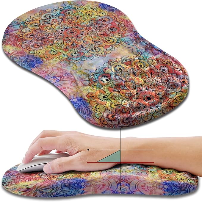 Hokafenle Ergonomic Mouse Pad Wrist Support, Wrist Rest Mousepad by Hokafenle