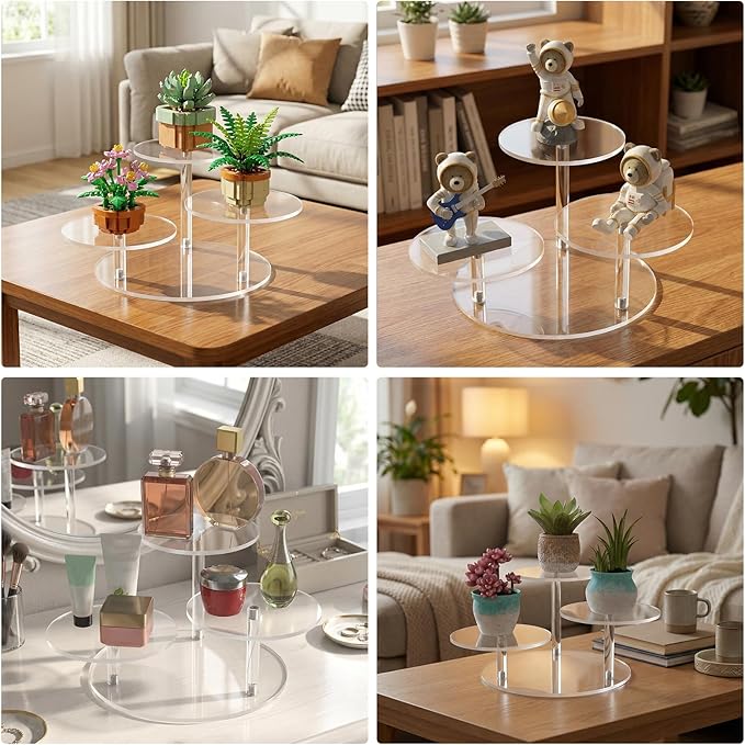NiHome Clear Acrylic Display Stand - Image 5