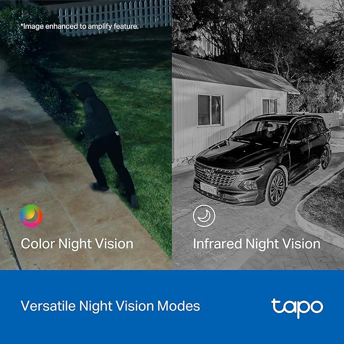 Tapo 2K Dual Lens Pan/Tilt Security Battery Camera Wireless w/Solar Panel - Image 10