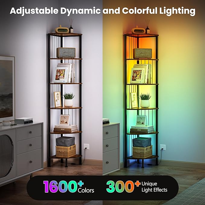 MonaSixy 6 Tier Corner Shelf - Image 3