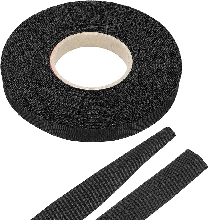 MECCANIXITY Braided Cable Sleeves Heat Shrinkable Fabric Sleeving, 3/8" 40ft by MECCANIXITY