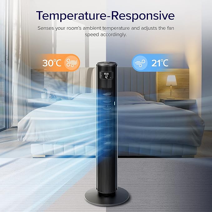 LEVOIT Smart 42 inch Tower Fan for Bedroom, DC motor, Oscillating - Image 5