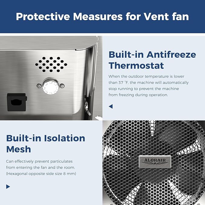 ALORAIR 780CFM Crawlspace Ventilation Fan - Image 3