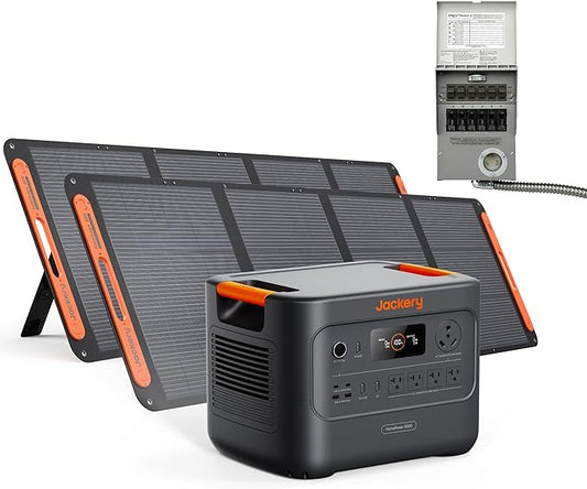 Jackery HomePower 3000 Portable Power Station and Transfer Switch by JackeryInc