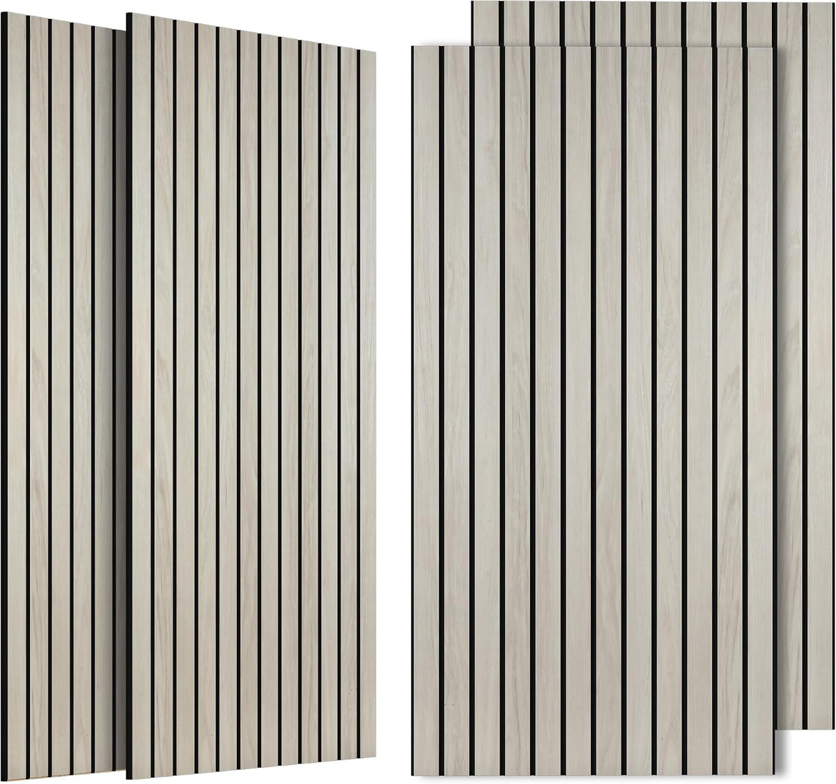 4 Pack Large Acoustic Panels 47.2”x23.6”, Decorative Acoustic Wall Panel