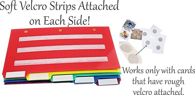 Smile4autism Small 7x9" tools Perfect to Keep Your Loose Visual Picture Cards - Image 2