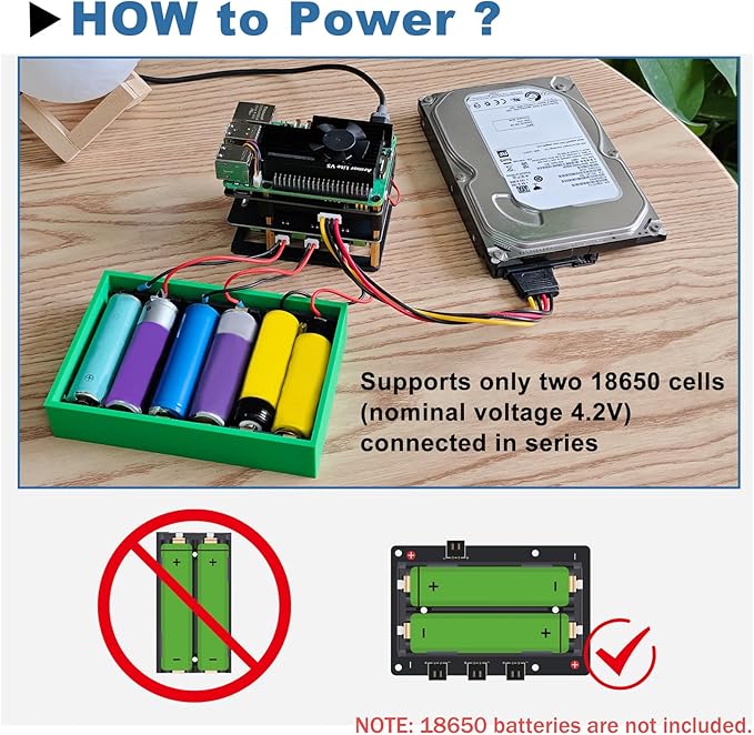 GeeekPi UPS Gen 6 Power Supply Uninterruptible UPS HAT - Image 6