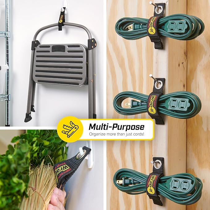 Heavy-Duty Wrap-It Storage Straps, 7-inch - Image 4