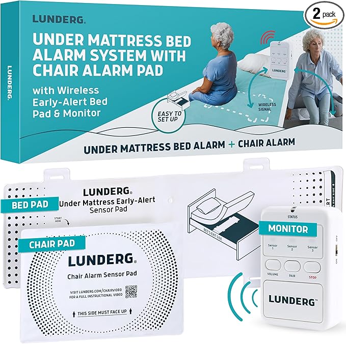 Lunderg Under Mattress Bed Alarm by LUNDERG