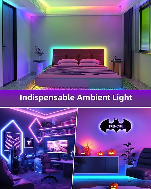 32.8ft LED Strip Lights, HitLights RGB 5050 Color Changing LED Light Kit Ultra - Image 6