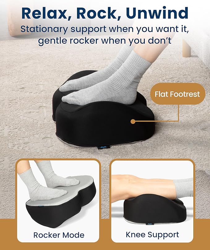 Everlasting Comfort Foot Rest for Under Desk at Work - Image 3