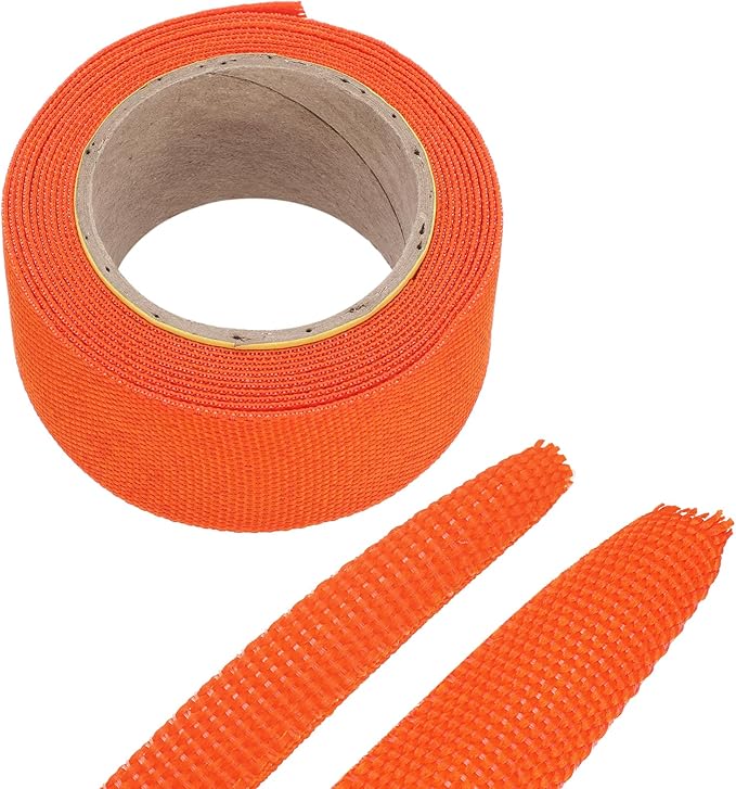 MECCANIXITY Braided Cable Sleeves Heat Shrinkable Fabric Sleeving, Network by MECCANIXITY