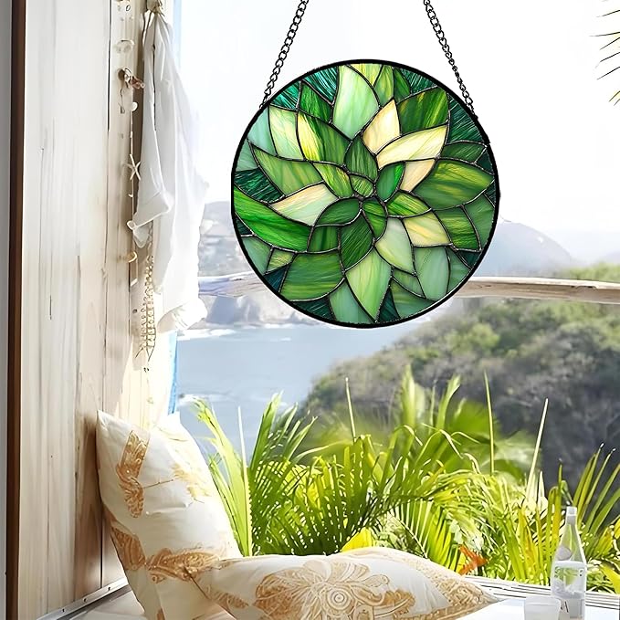 CRISGIF Stained Glass Window Hanging - Image 3