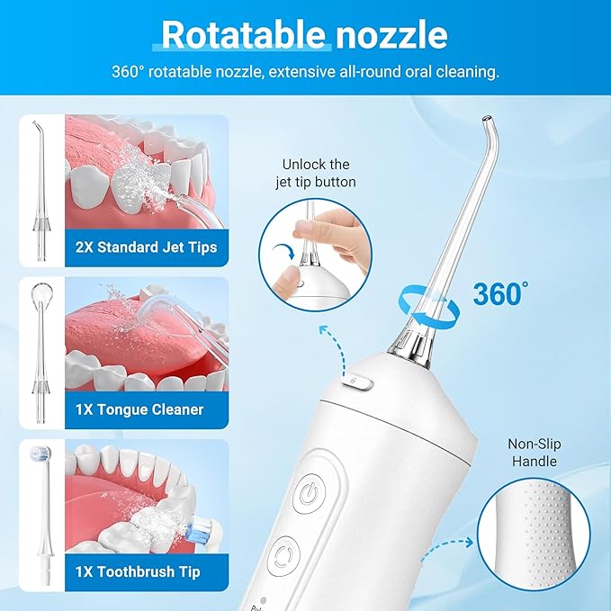 R REVA Portable Water Flosser for Teeth - Image 2