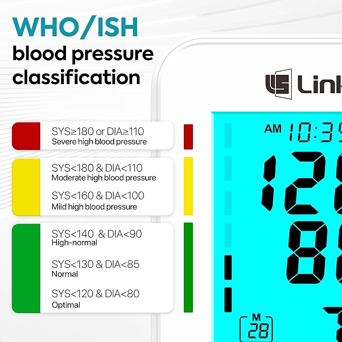 LinkSun Blood Pressure Monitor for Home Use - Image 3