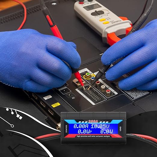 Yunsailing 2 Pcs 200A High Precision Watt Meter Power Analyzer Battery - Image 6