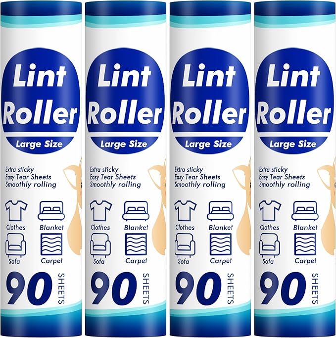 360 Sheets Sticky Lint Rollers Refills by AlbatrossHealthNewEngland