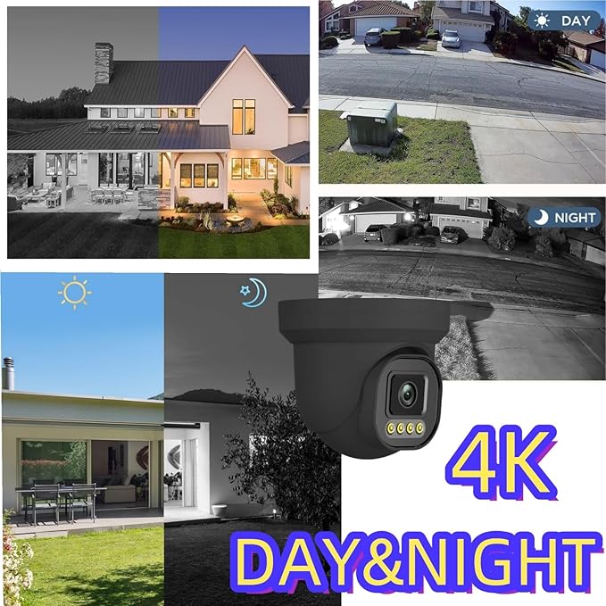 4K NVR PoE Security Camera System Wired Surveillance NVR Kits, - Image 7