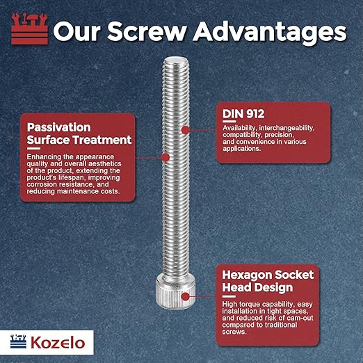 Kozelo 2pcs Socket Head Cap Screws - Image 3