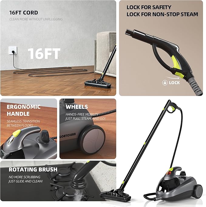 GOATCLEAN Steam Cleaner, Power Steamer - Image 6