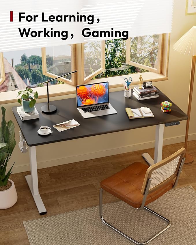 SANODESK Electric Standing Desk 55 x 28 Inches Whole-Piece Desktop Height - Image 4