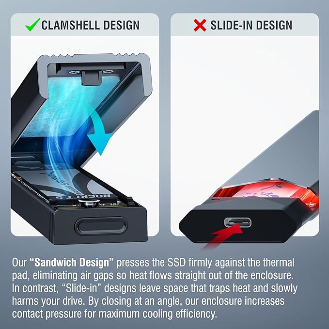 Sabrent USB 3.2 Type-C Tool-Free Enclosure - Image 5