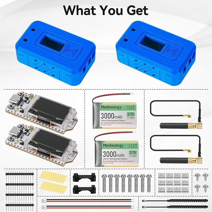 Meshnology 2 Set ESP32 Lo Ra V3 Module Board - Image 9