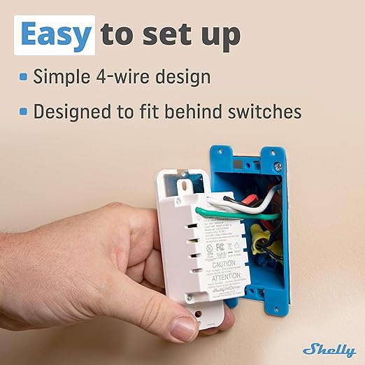 Shelly Plus Wall Dimmer UL | WiFi Smart Wall Dimmer Switch | Home Automation | - Image 6