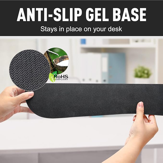 Gimars Upgrade Enlarge Silky and Superfine Fabric Gel Memory Foam Keyboard - Image 6