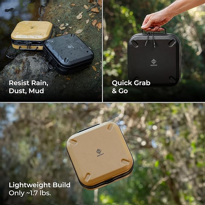 ELECOM NESTOUT Gear Storage Case, Lightweight Hard Shell, Water-Resistant - Image 3