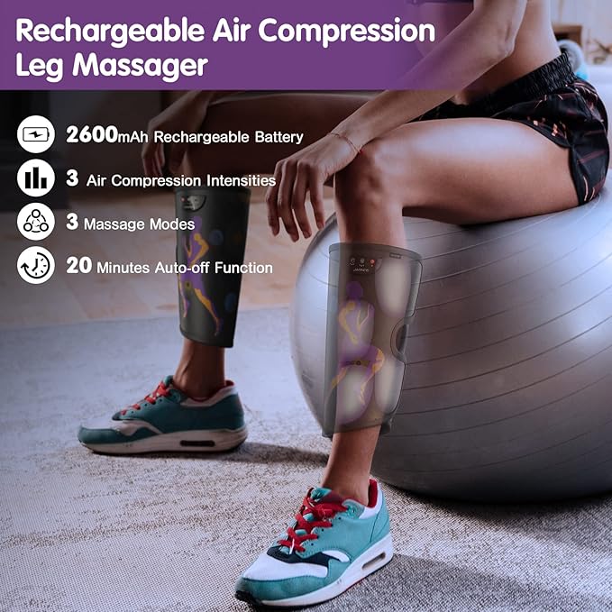 QUINEAR Rechargeable Leg Massager - Image 2