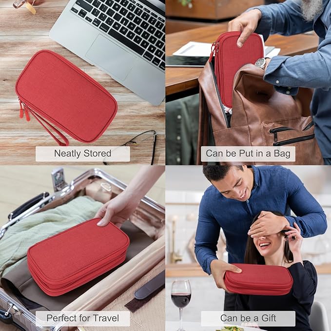 FYY Electronic Organizer, Travel Cable Organizer Bag Pouch Electronic - Image 7