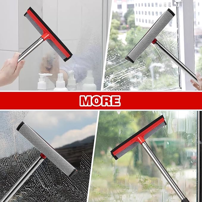 2 in 1 Standard Window Squeegee, Home Window Cleaner - Image 5