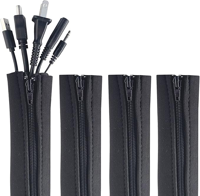 Zipper Cable Sleeve by Wrap-It Storage by Wrap-ItStorage