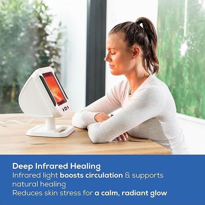 Beurer IL60 Infrared Heat Lamp for Red Light Therapy for Face, Sinus & Skin - Image 4