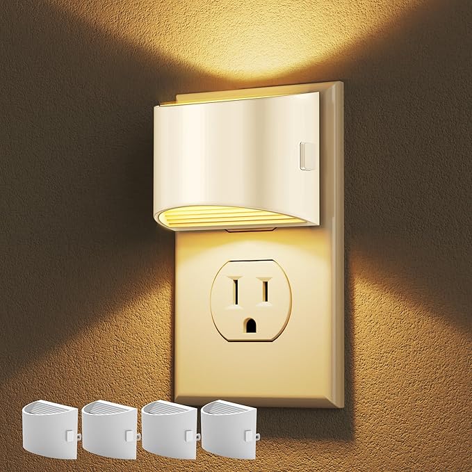 DORESshop LED Night Light, Night Lights Plug into Wall, 3 Level Brightness by DORESshop