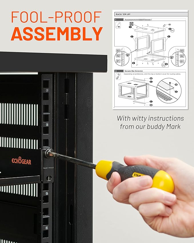 ECHOGEAR 9U Network Rack - Image 8