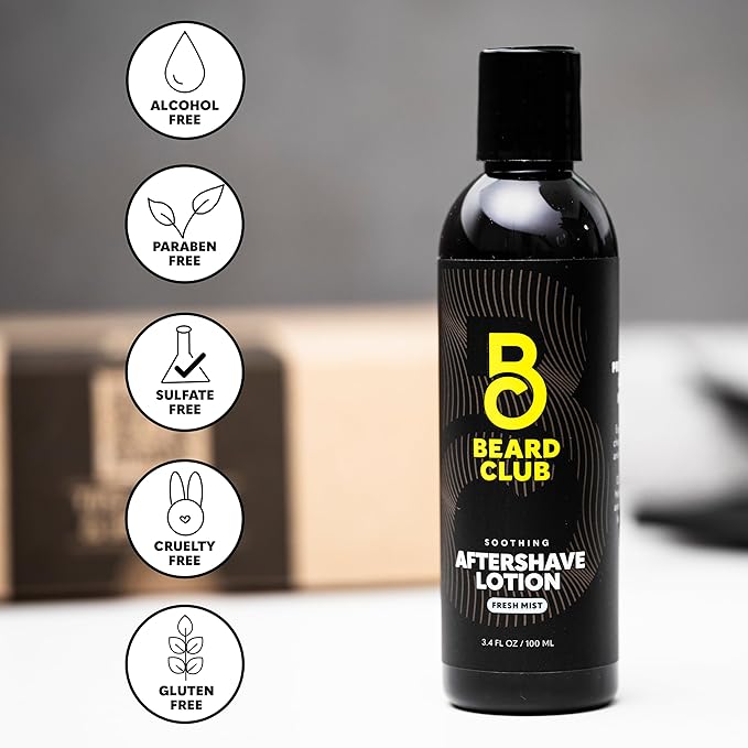 Beard Club Straight Razor for Men & Aftershave for Men – Soothing After Shave - Image 7