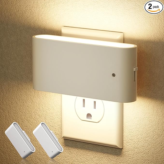 JandCase LED Night Lights Plug into Wall, Night Light by JandCase