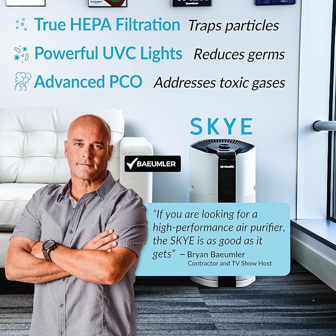 Air Health Skye 5 Stage Air Purifier, Features Ultraviolet Light, H13 True Hepa - Image 2