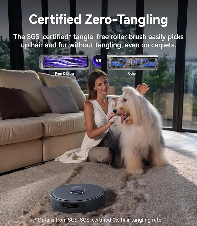 NARWAL Freo Z Ultra Robot Vacuum and Mop Combo, Dual RGB Cameras and Chips - Image 7