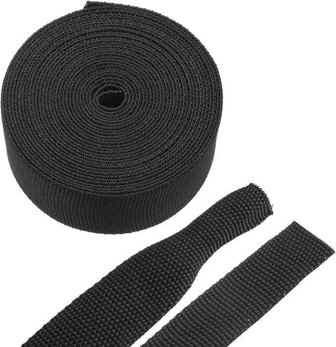 MECCANIXITY Braided Cable Sleeves Heat Shrinkable Fabric Sleeving, 7/8" 16ft by MECCANIXITY