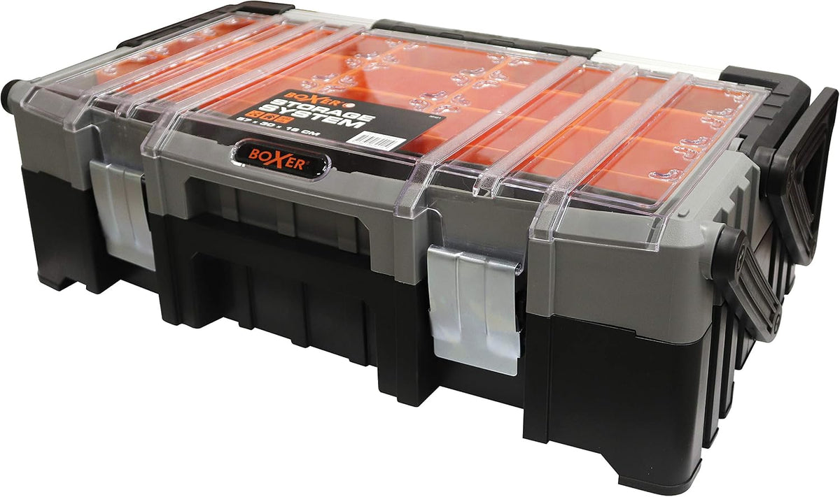 boxer® empty plastic tool box 57 cm, close-up detail
