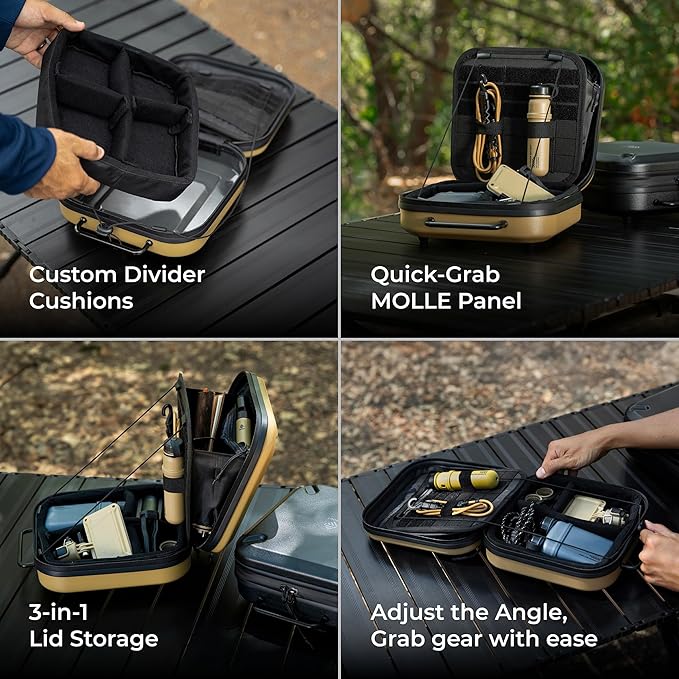 ELECOM NESTOUT Gear Storage Case, Lightweight Hard Shell, Water-Resistant - Image 4